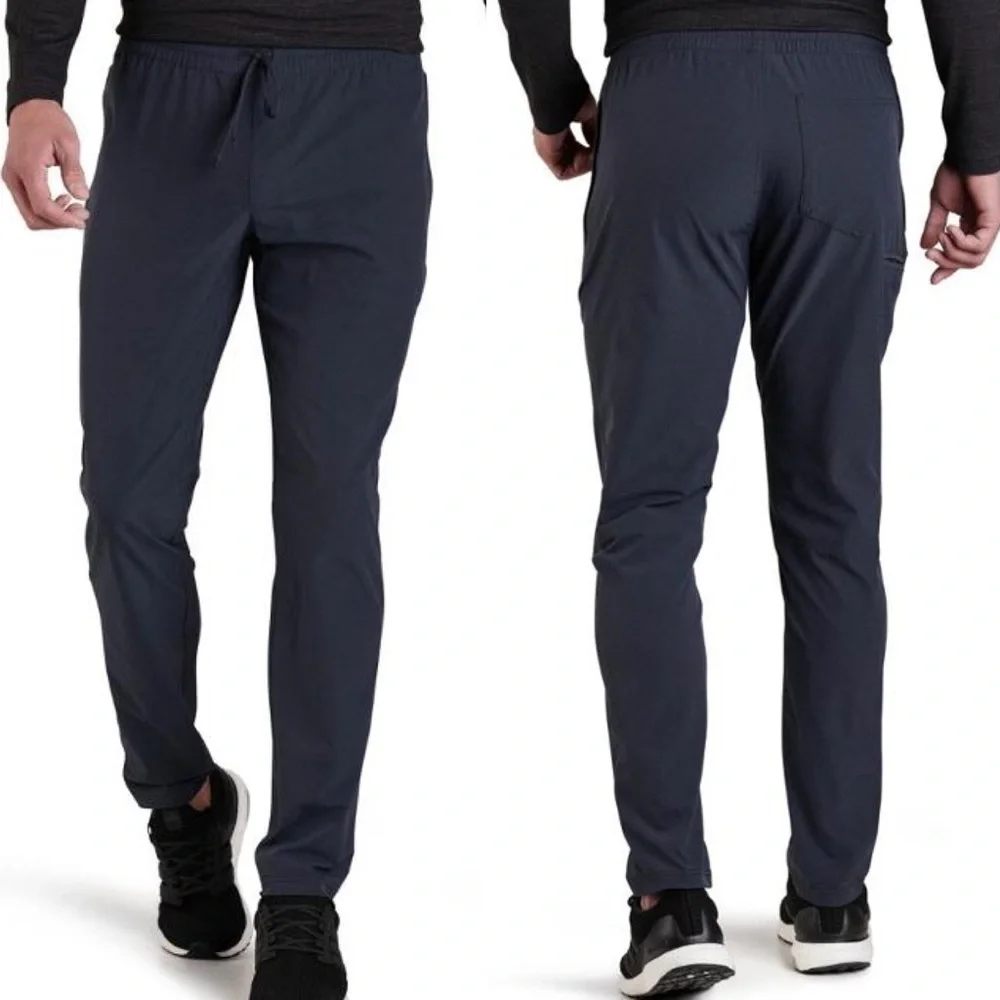Kuhl Freeflex Pants Gray Black Mens Large Hiking Outdoor Yoga Gym